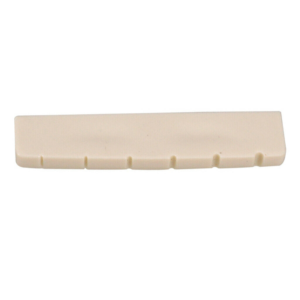2pcs/set Right Handed Acoustic Guitar Nut Slotted 44x6x9.8-9mm
