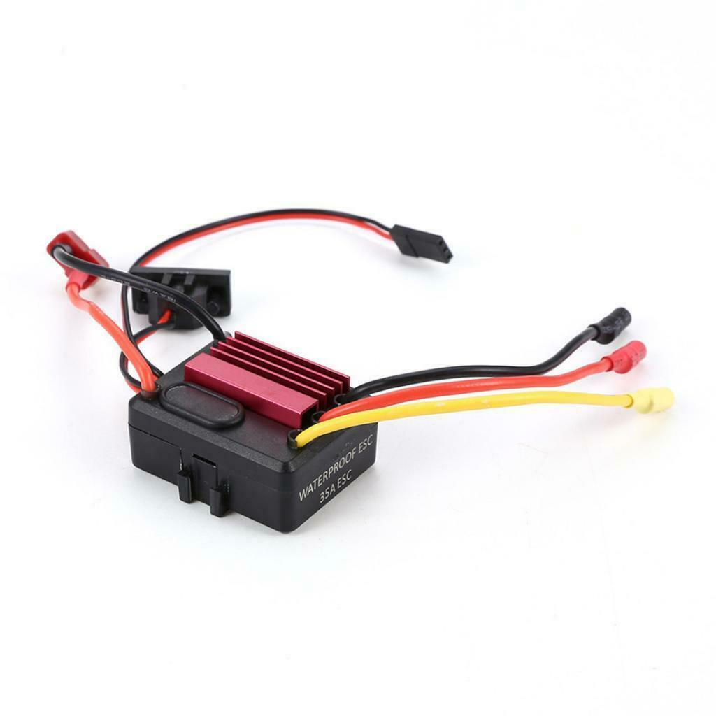Upgrade 1/18 1/16 Brushless Sensorless 35A ESC RC Car Parts Replacement