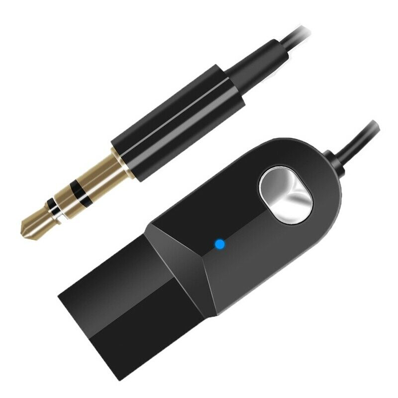Bluetooth 5.0 Adapter Hands-Free Car Kits for 3.5mm AUX Audio Car Speaker/HomeM1