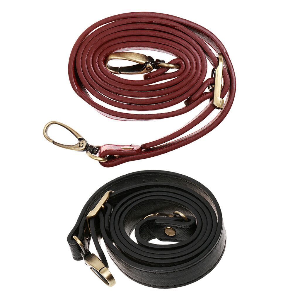 Set of 2 Leather Crossbody Bag Strap Hooks Satchel Handbag Craft Belt Handle