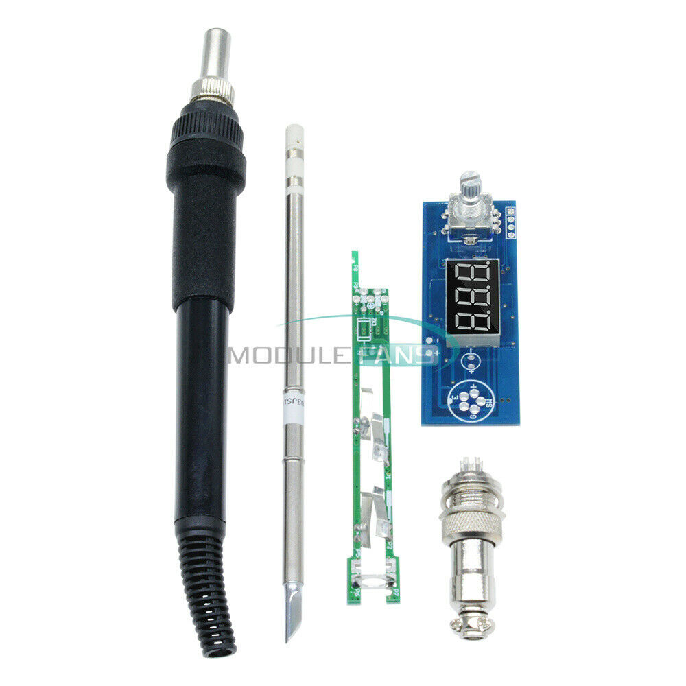 1PCS Digital Soldering Iron Station T12 Temperature Controller Handle DIY Kits