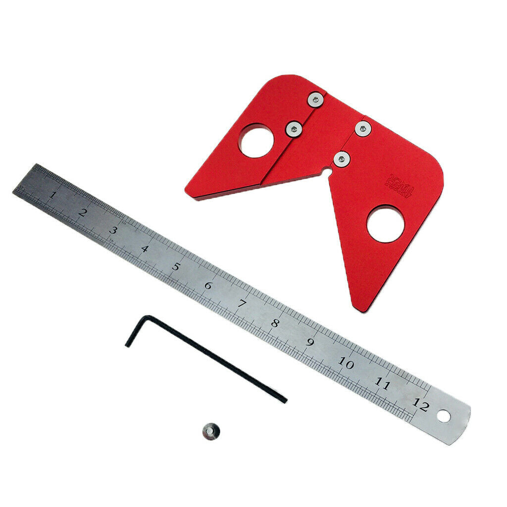 Wood Measuring Scribe Tools Center Point Finder Scriber Center Circle Ruler
