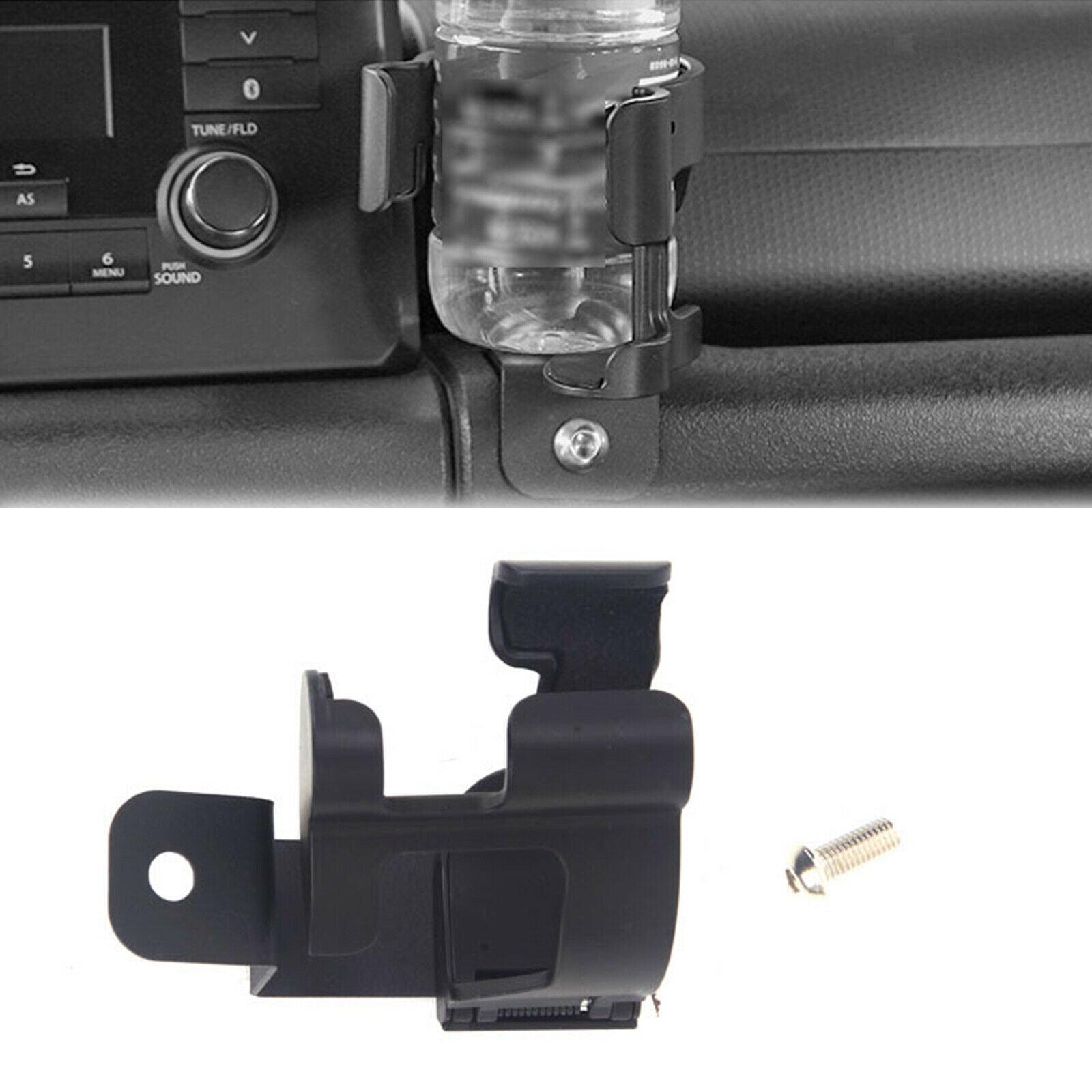 Water Cup Bracket for Suzuki Jimny 2019 2020 Drink Bottle Accessories Black