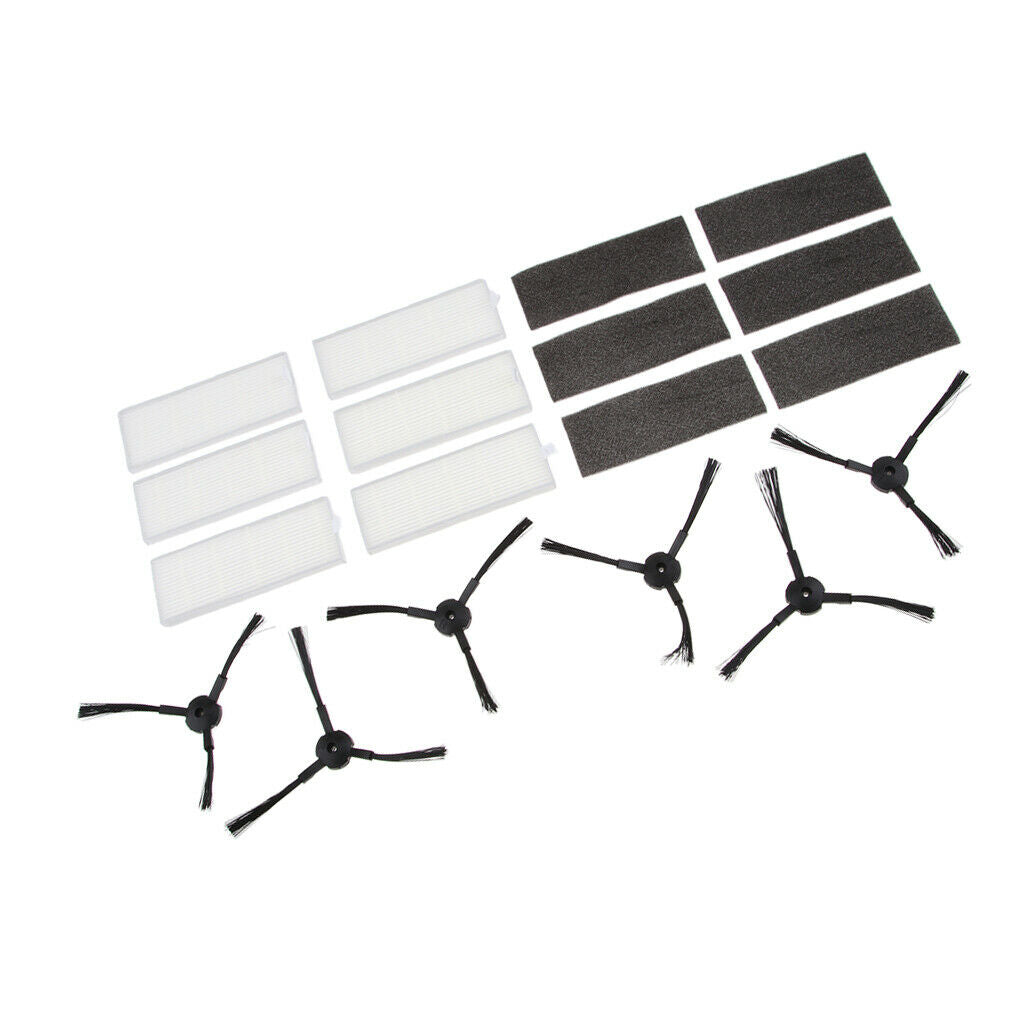 Replacement Filter&Side Brush Kit For  Ilife X432 T4 X430 A4 A4S A8