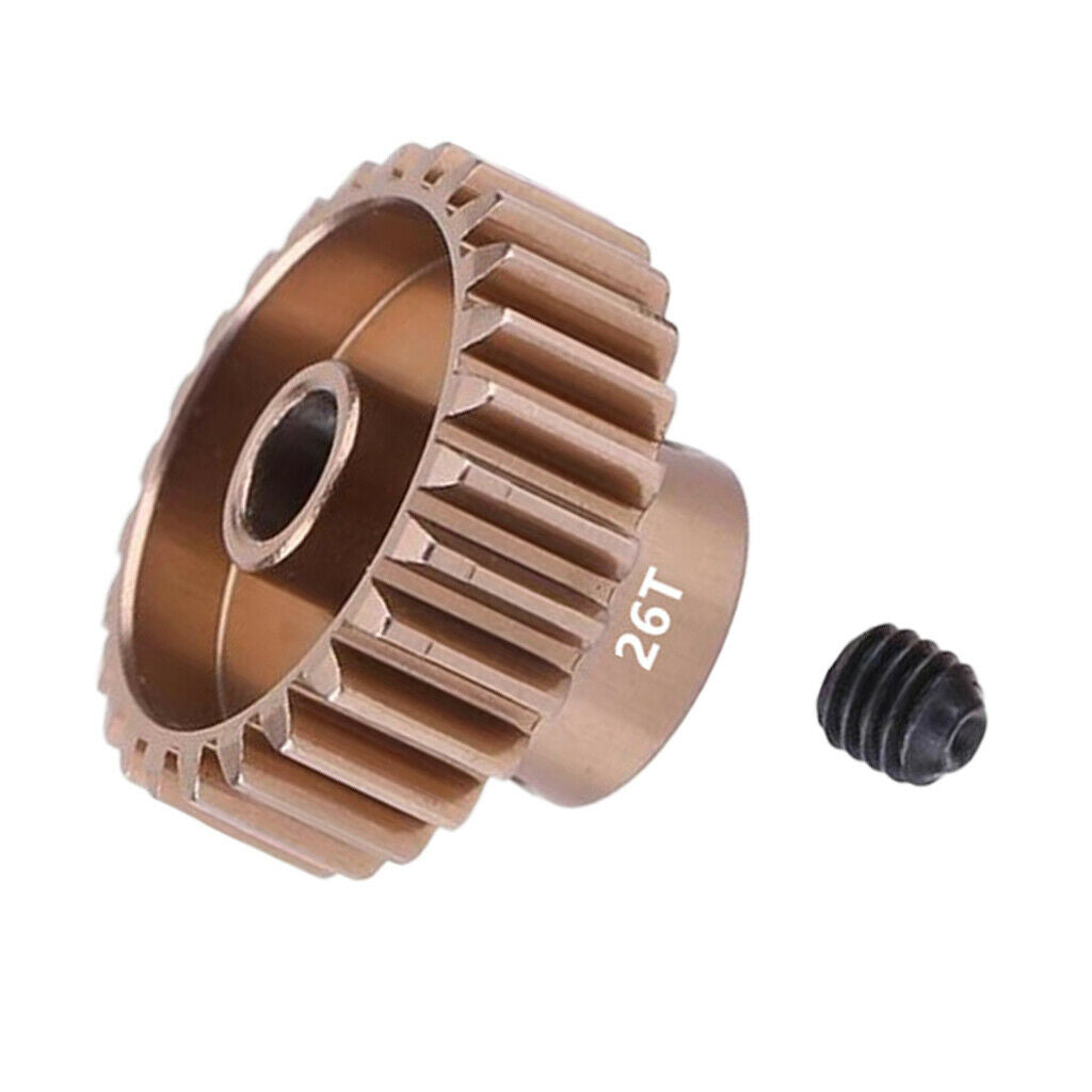 Metal 48P Spur Motor Gear 26T for Sakura D3 XI Zero S 1:10 RC Drift Car