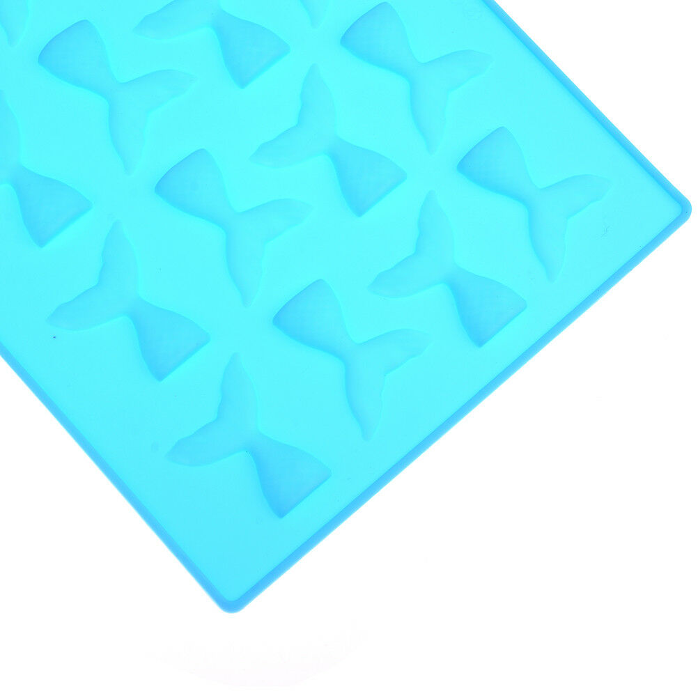 Mini Silicone Mermaid Tail Mold Fondant Cake Mold Cupcake Kitchen Baking T.l8