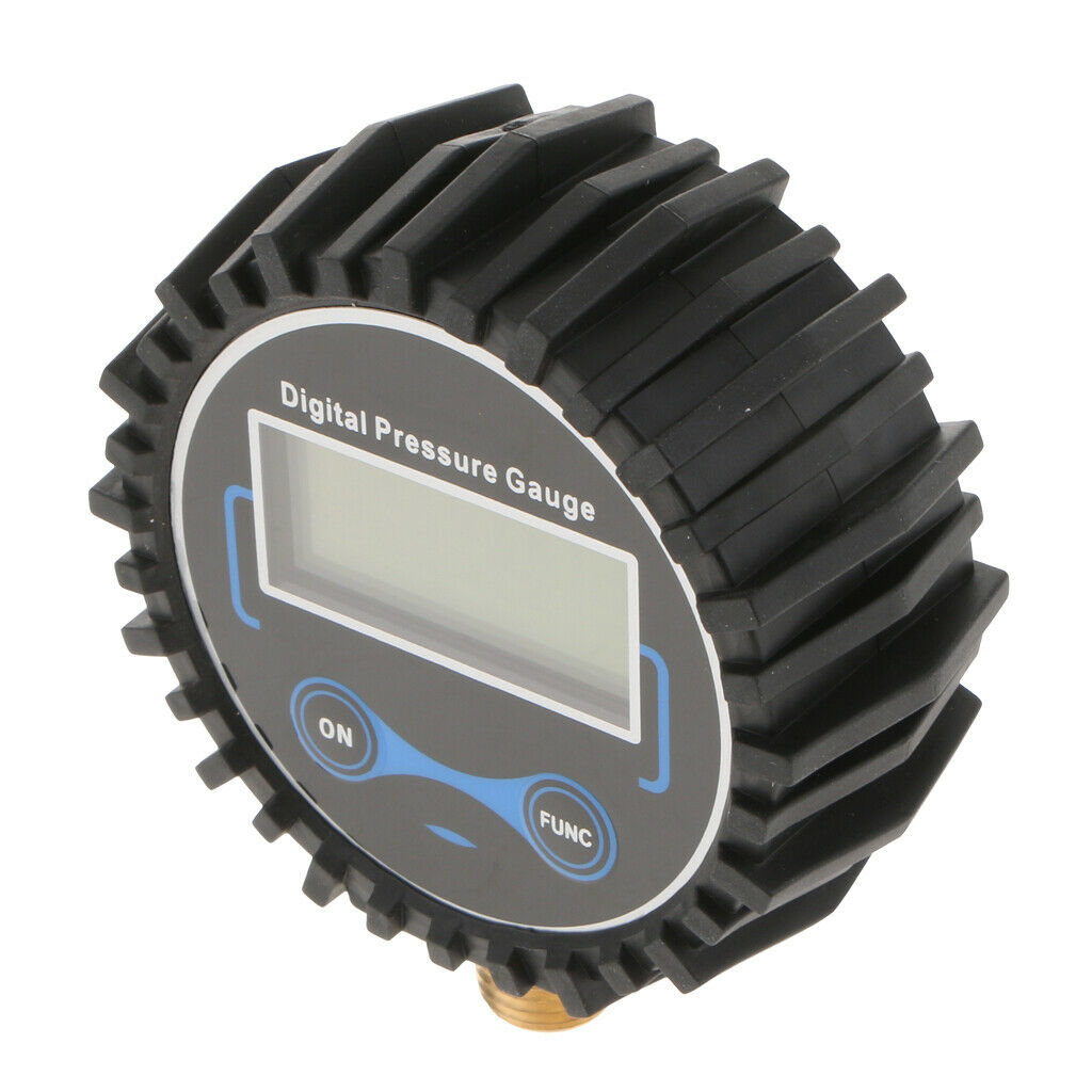Heavy Duty Tire Pressure Gauge (0- 200PSI) - With Large LED Backlit Perfect For