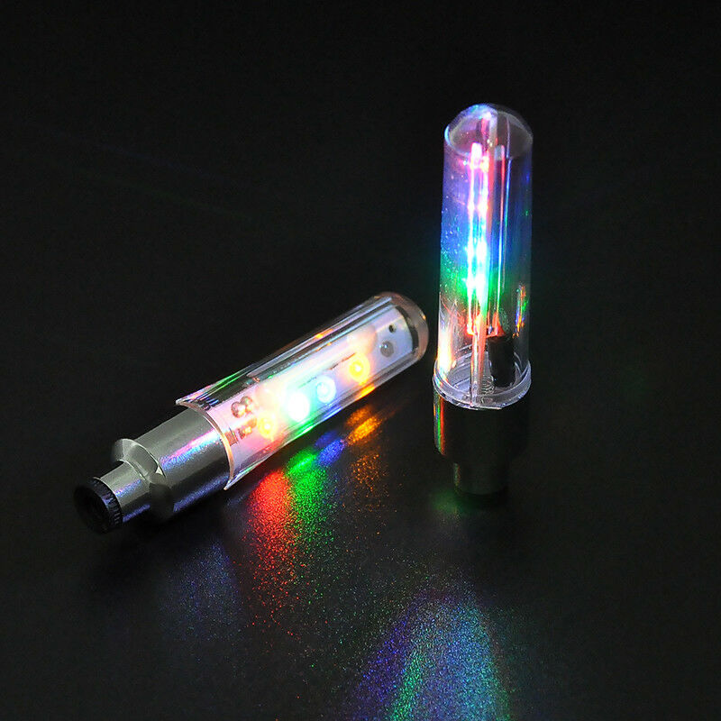 Waterproof 5 LED Flash Light Bicycle Motorcycle Car Tyre Tire Wheel Valve Lamps