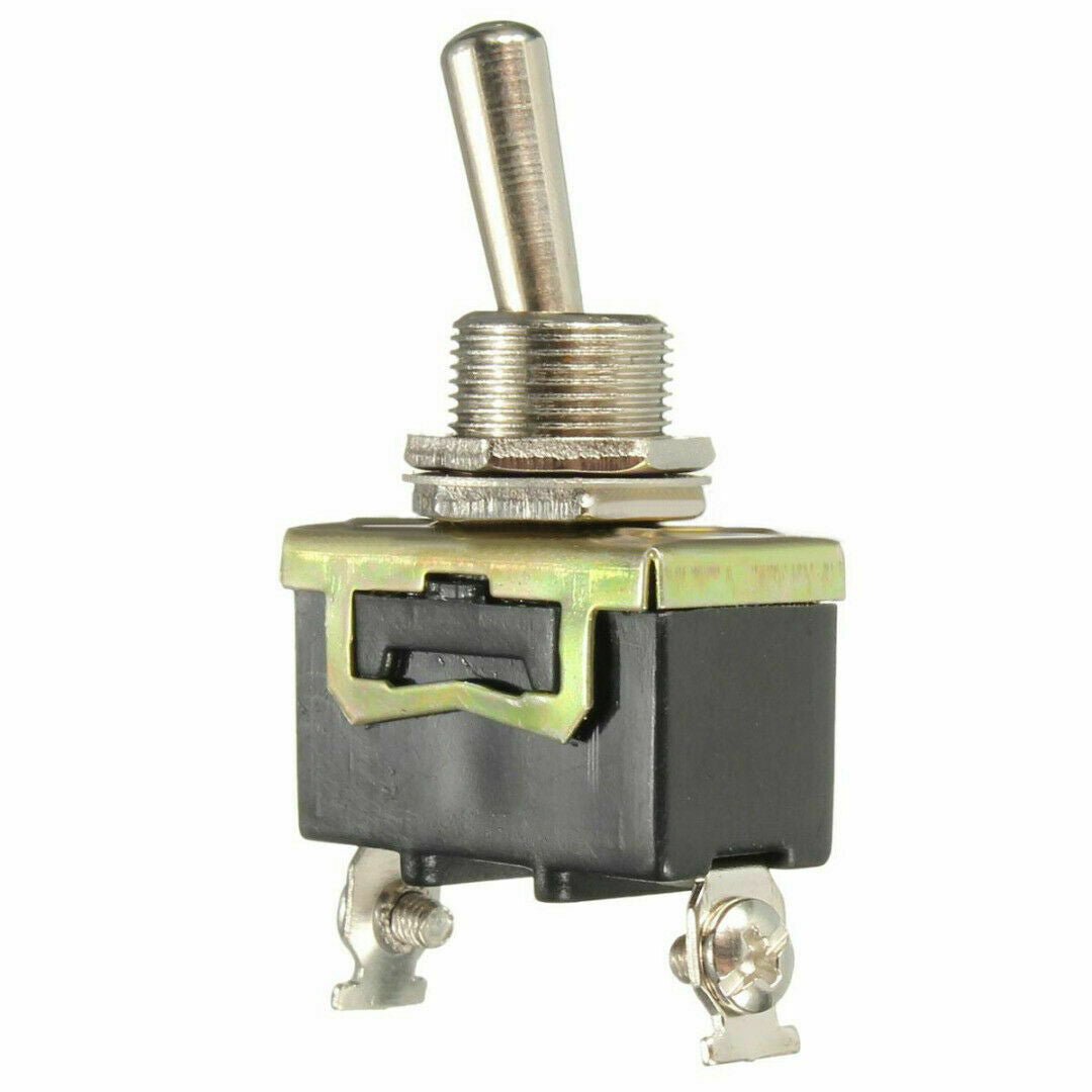 15A 250V VOLT  DUTY CAR UNIVERSAL METAL ON/OFF TOGGLE FLICK SWITCH DASHBOARD 5x