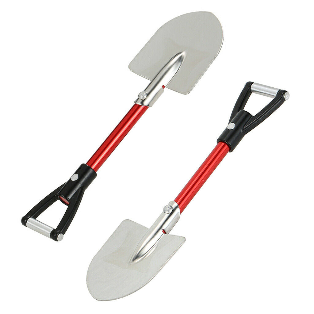 2Pcs 105m Length Metal Shovel for 1/10 Scale Rock Crawlers Axial SCX10
