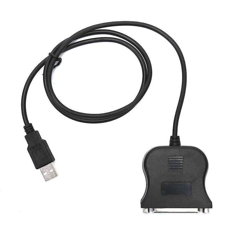 IEEE 1284 25-Pin Parallel Port To USB 2.0 Printer Cable USB To Parallel Adap LS