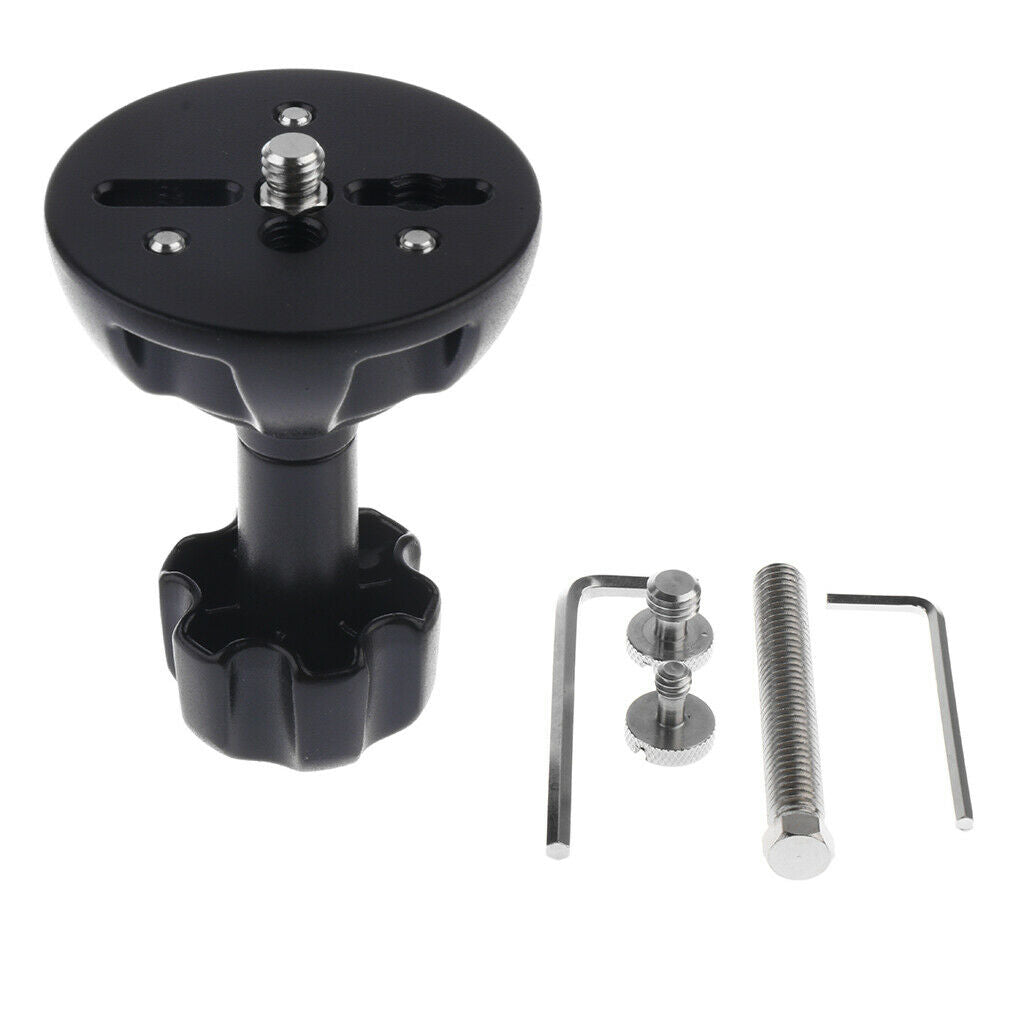75mm half ball bowl adapter ball head with 1/4 "3/8" screw for DSLR
