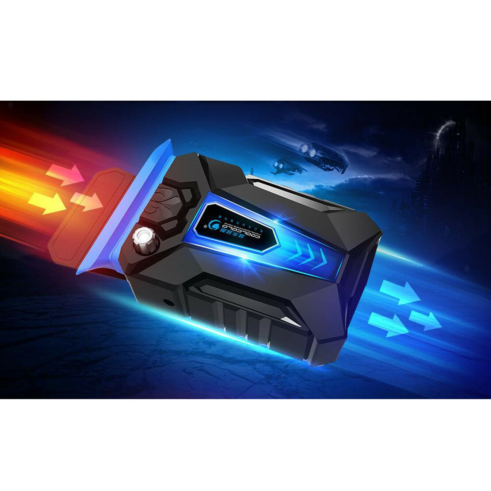 Laptop Fan Cooler Radiator Auto-Temp Detection for Gaming  Switch