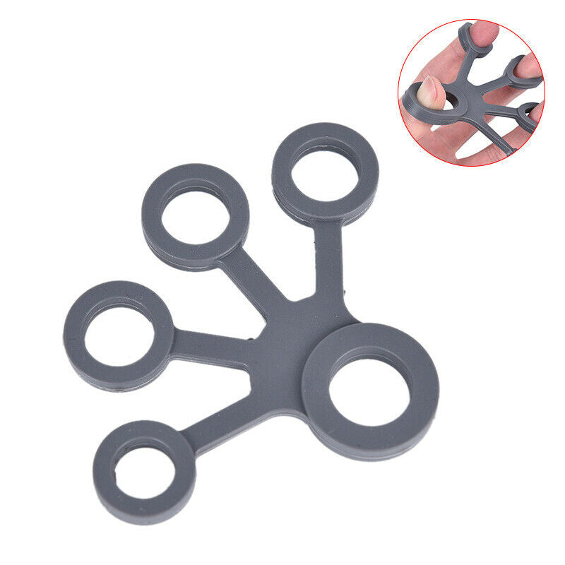1pc Finger Hand Grip Silicone Ring Gripper Strengthener Exerciser Trainer Ban FG