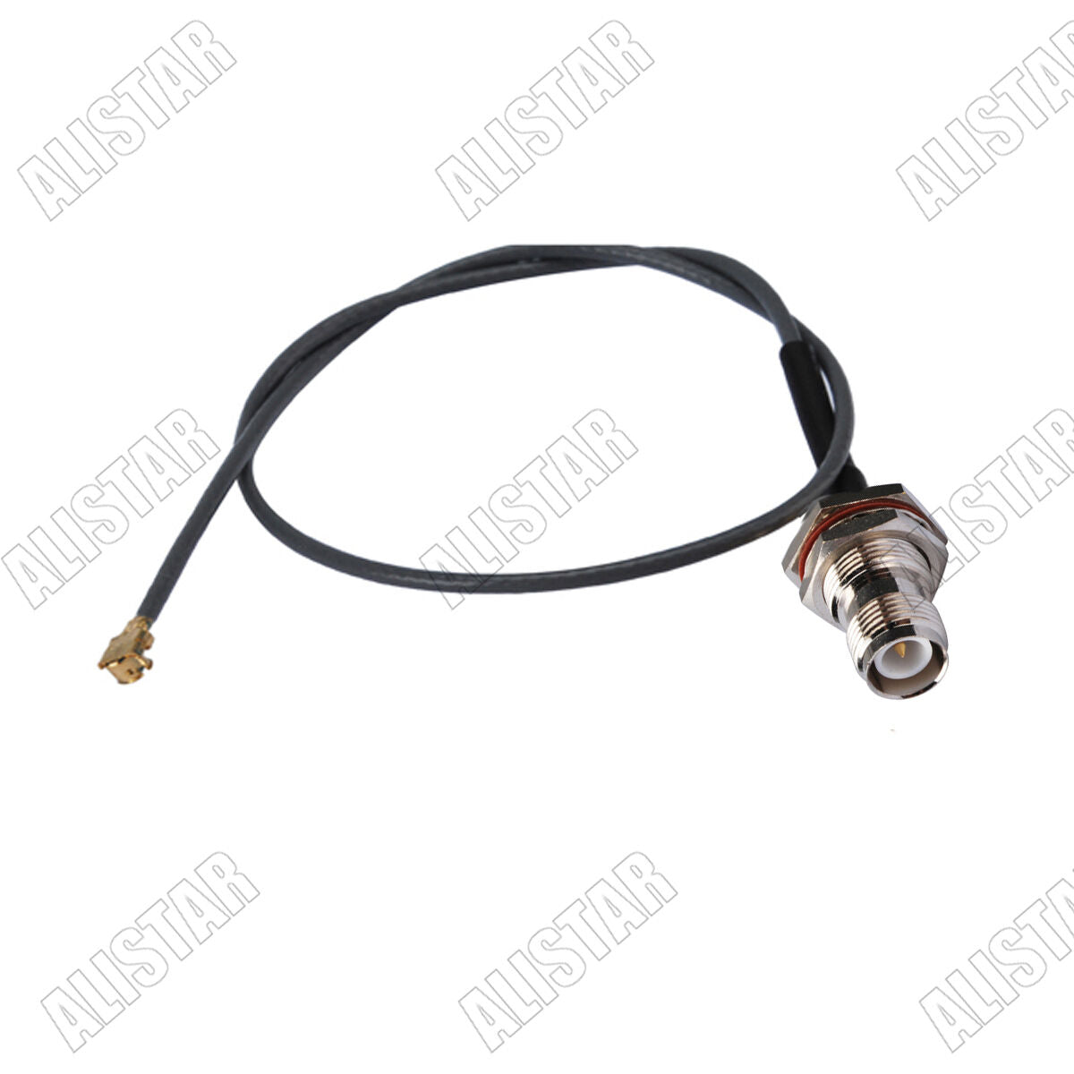 IPX/u.fl to RP-TNC Female Bulkhead O-ring Pigtail Cable 1.37mm 15cm for Wireless