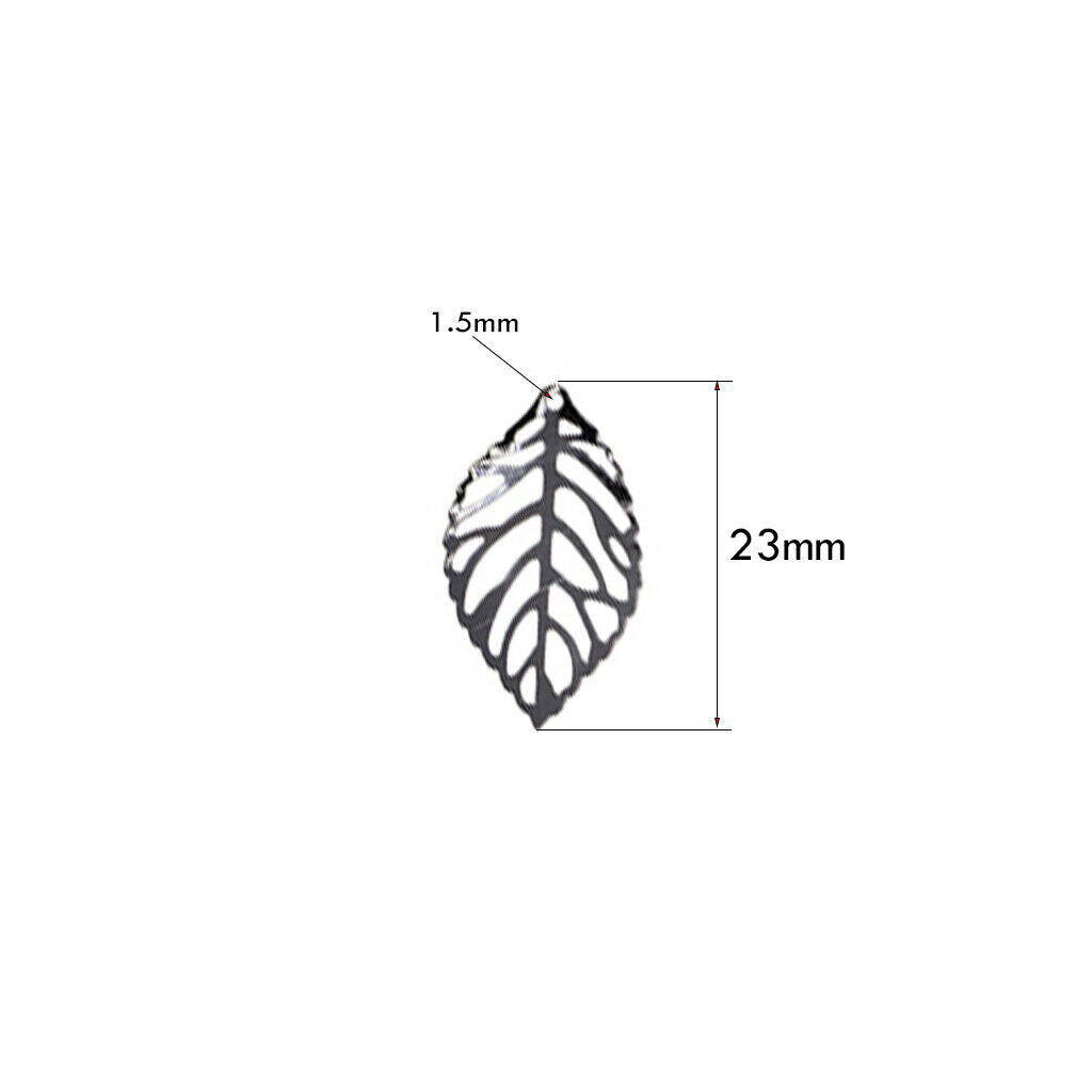 350X Leaf Charms Multicolor Charm Pendants for Jewelry Making