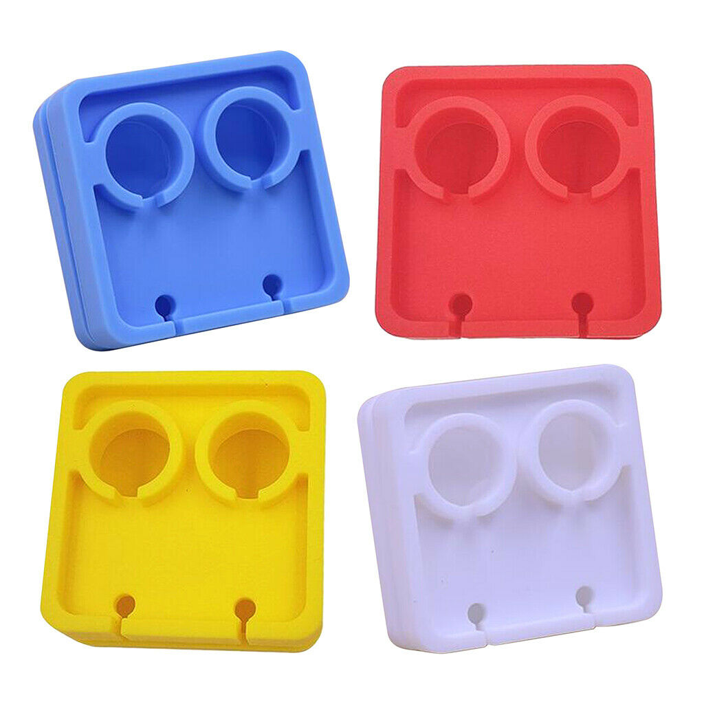 Earbud Holder Cord Wrapper Organizer Earphone Winder Carrying Case White