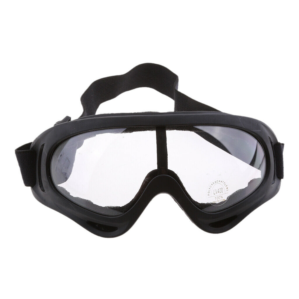 Sports Racing Goggles Eyewear with Clear Lens for Motorcycle ATV Dirt Bike