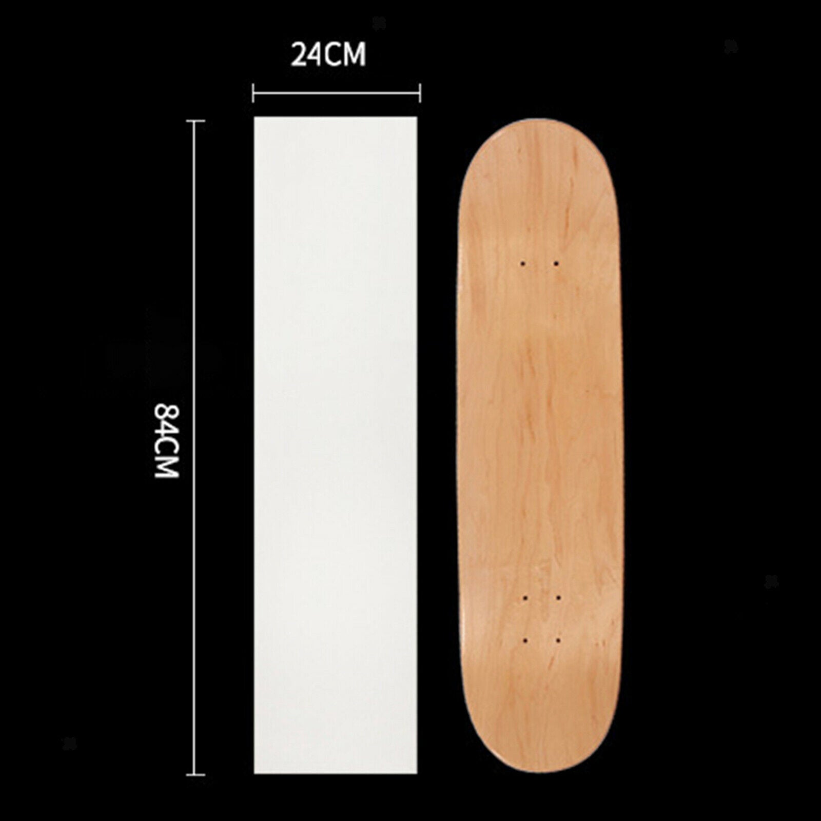 Skateboard Grip Tape Longboard Griptape Sandpaper for Scooter Pedals Steps