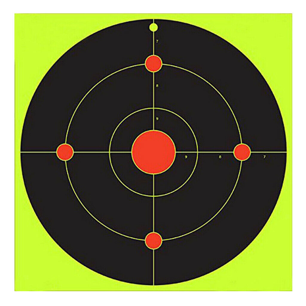 30x Adhesive Shooting Stickers Spots Hunting Shooting Target Paper 8inches