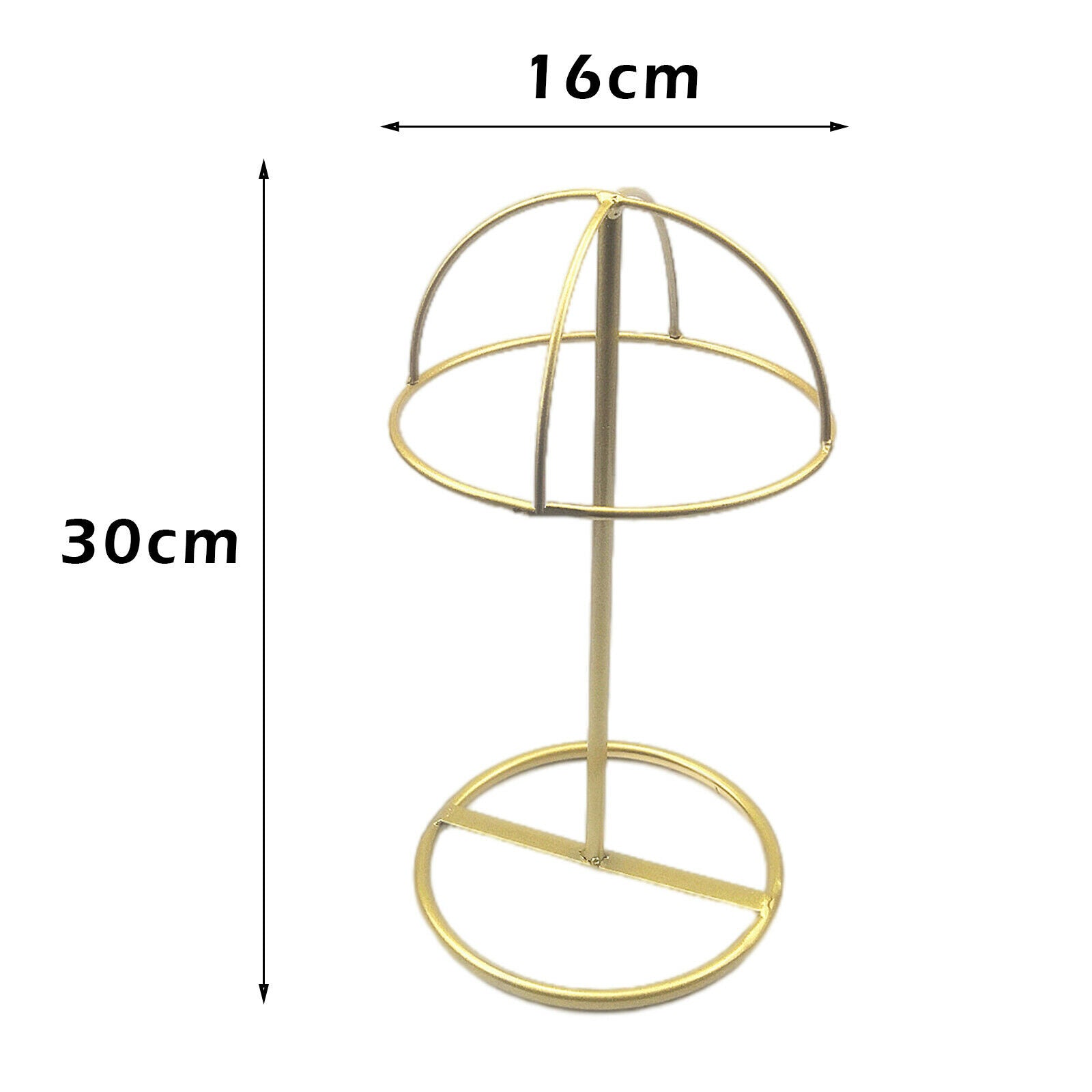 Modern Free Standing Metal Tabletop Hat Rack Display Stands Wig Holders