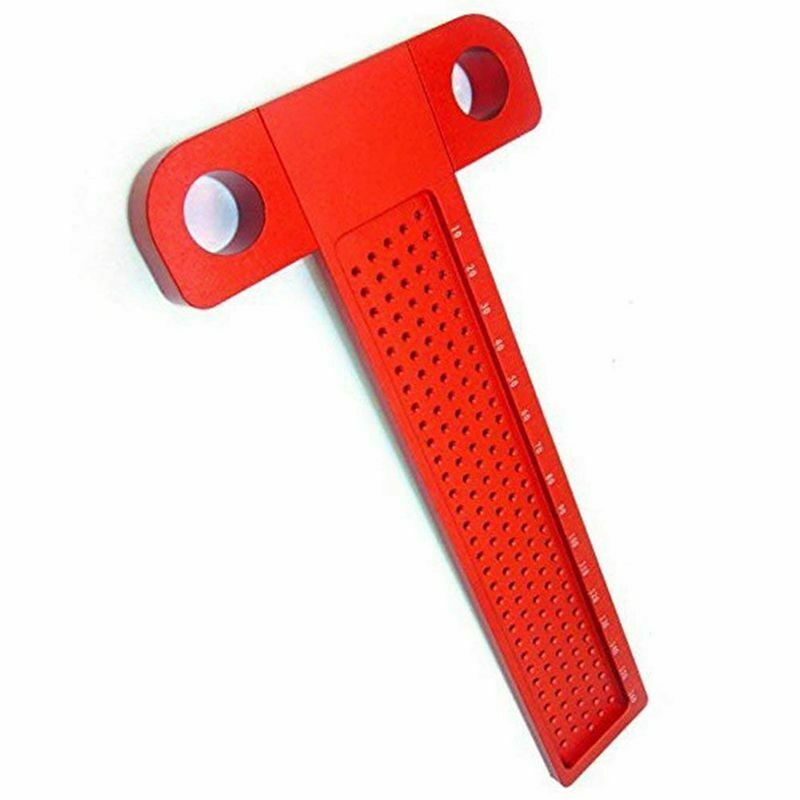 Precision Woodworking T-Square Measu Tools Scribe Aluminum Alloy D4J5