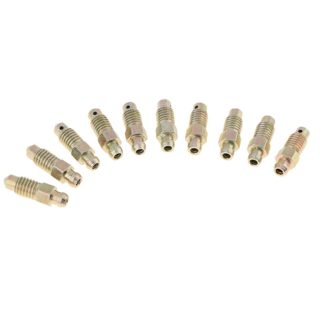 20 Pieces Car Front And Rear Brake Bleeder Screws Resistant 26mm+25mm