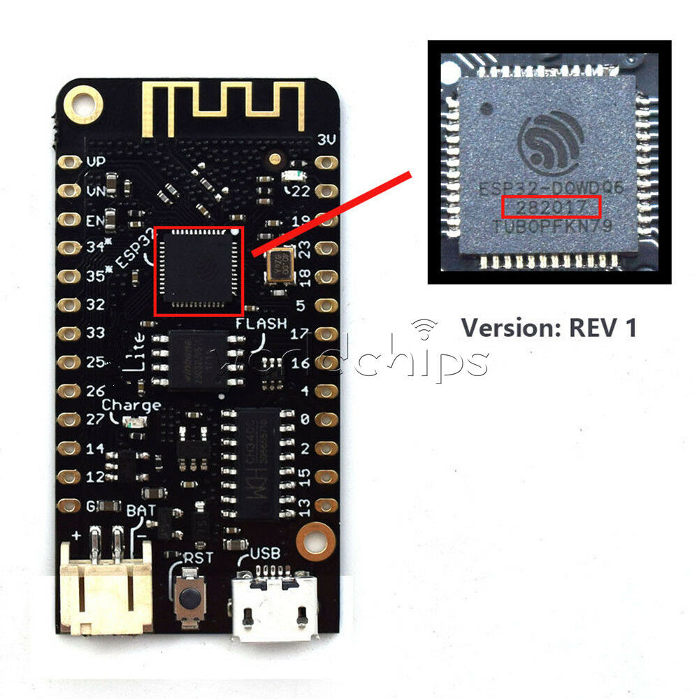 ESP-32 V1.0.0 Wifi&Bluetooth WEMOS Board based ESP32 MicroPython 4MB FLASH