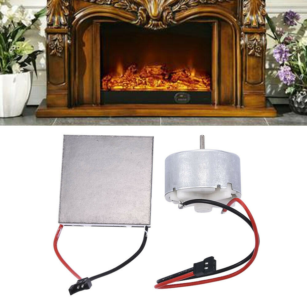 Electric Fan Motor W/ Heating Generator Sheet Accessories For Fireplace Stove_US