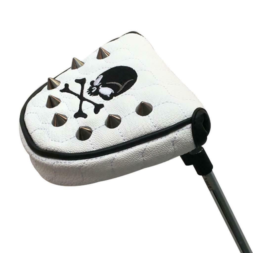 Waterproof Golf Mallet Putter Head Cover Headcover Golf Cover Guard White