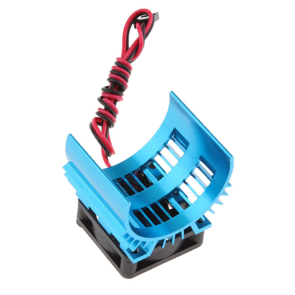 1110/540/550 Motor Heat Sink with Fan Cooling for RC 1:10 RC Car Parts Blue