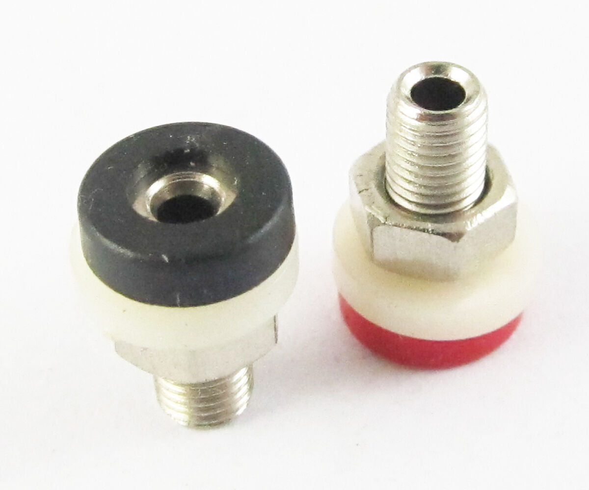 4pcs 2 colors Red Black Mini 2mm Banana Plug receptacle Binding Post NEW
