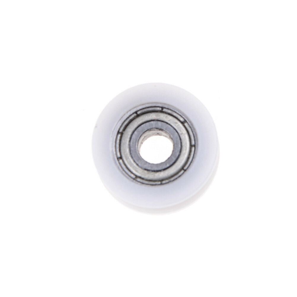 New 4*15*6mm U Groove Metal Shield Nylon Pulley Wheels Roller Ball Bearin.l8