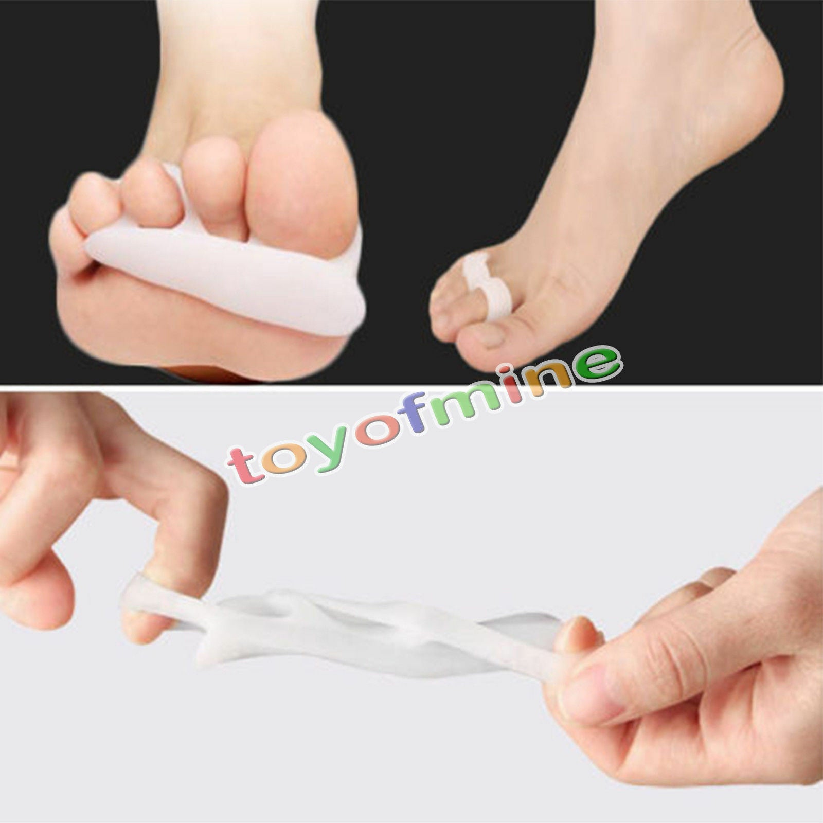 Paire Gel Souple SÃ©parateur Marteau Orteil Griffe Maillet Lisseur Pieds Pain