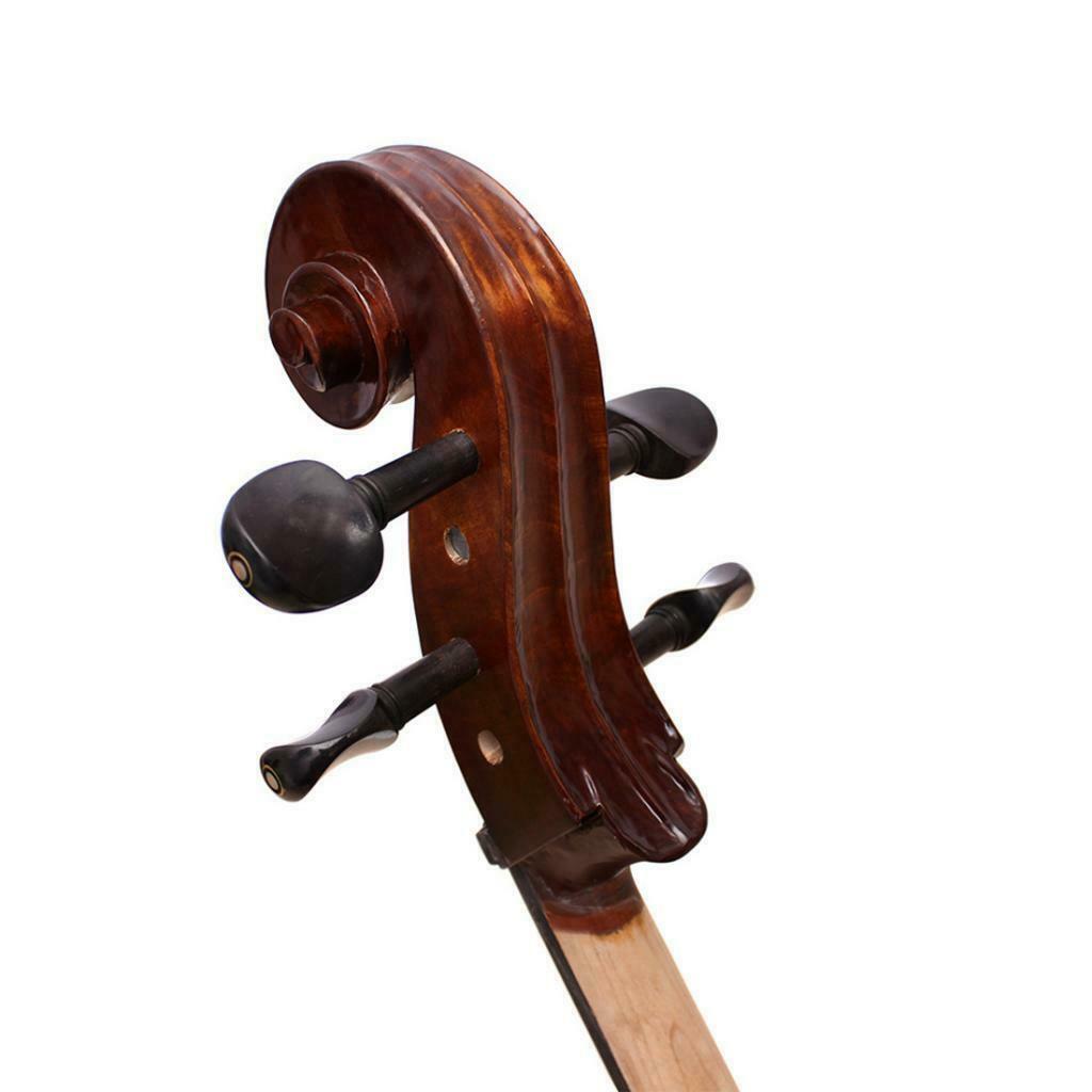 4x DIY Tuning Pegs Ebony Black Key Tuners for 3/4 4/4 Cello Parts