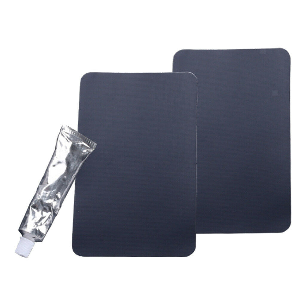 Practical Complete Essentials Inflatable Boat Repair Kit 2 Patches Glue