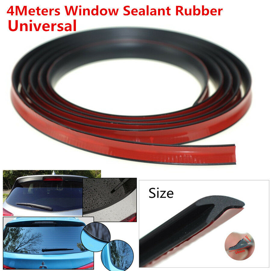 4M Rubber V-Type Weatherstrip Sealed Strips Trim Fillers Vehicle Car Window Seal