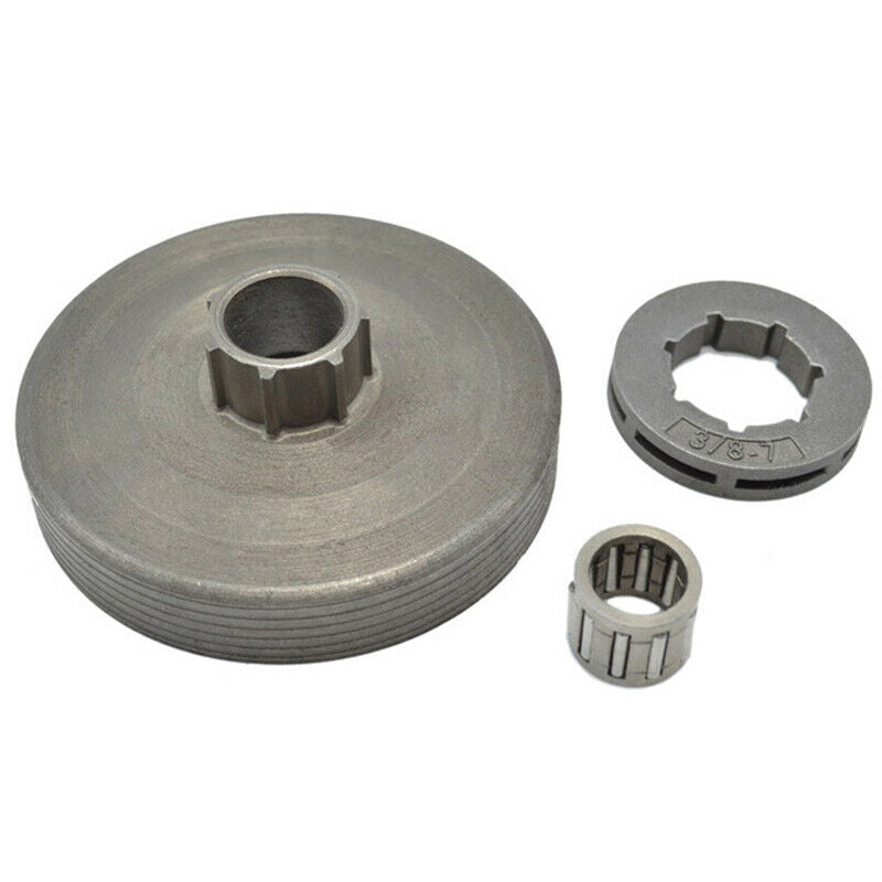 Chain Saw 3/8-7T Rim Sprocket With Chainsaw Clutch Drum For 45Cc 52Cc 58Cc GasL9