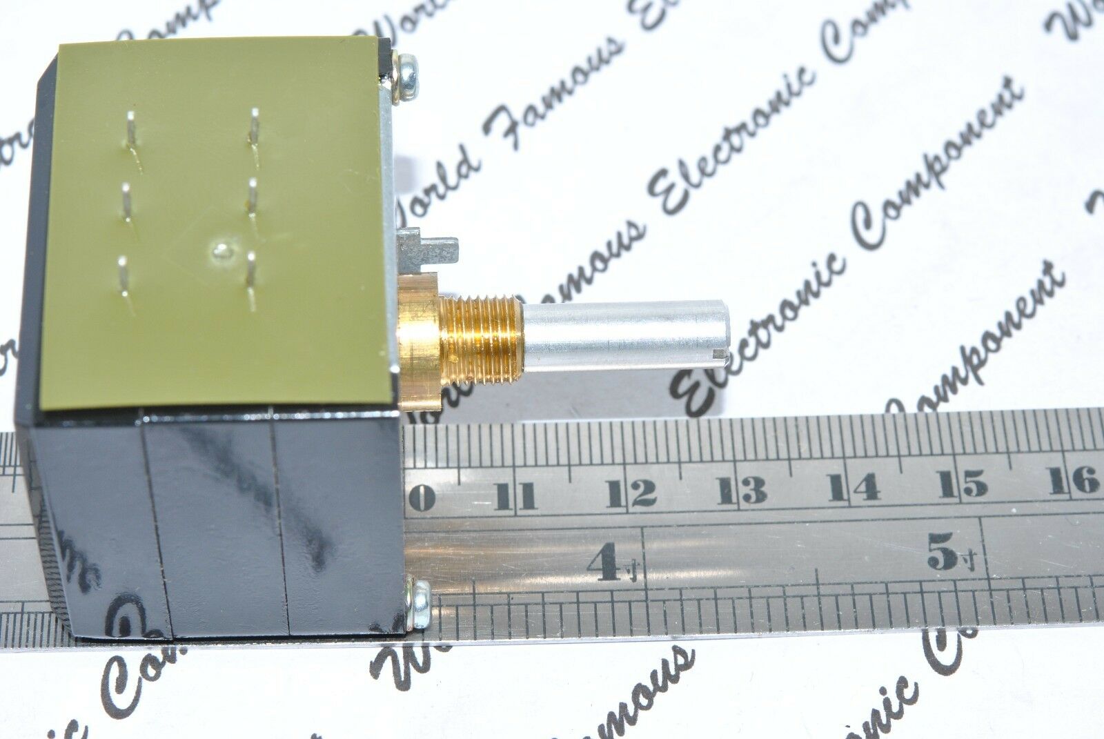 1pcs - ALPS RK40 500K Log Black Beauty Audio Potentiometer Round - 728t