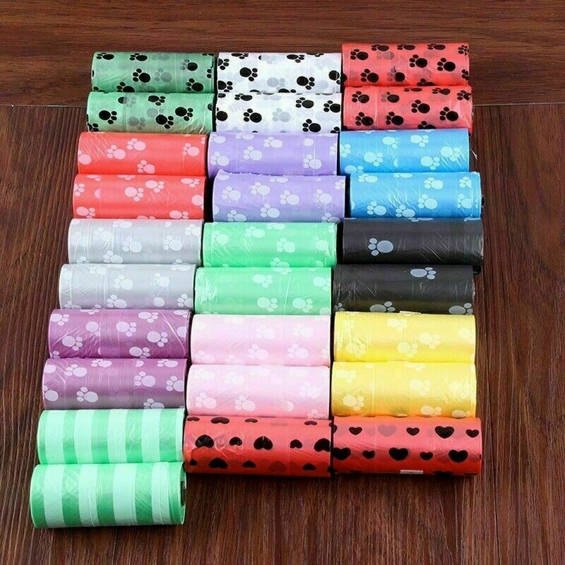 Degradable Pet Waste Poop Bags Dog Clean Up Refill Garbage Bag 10Roll/150PCS