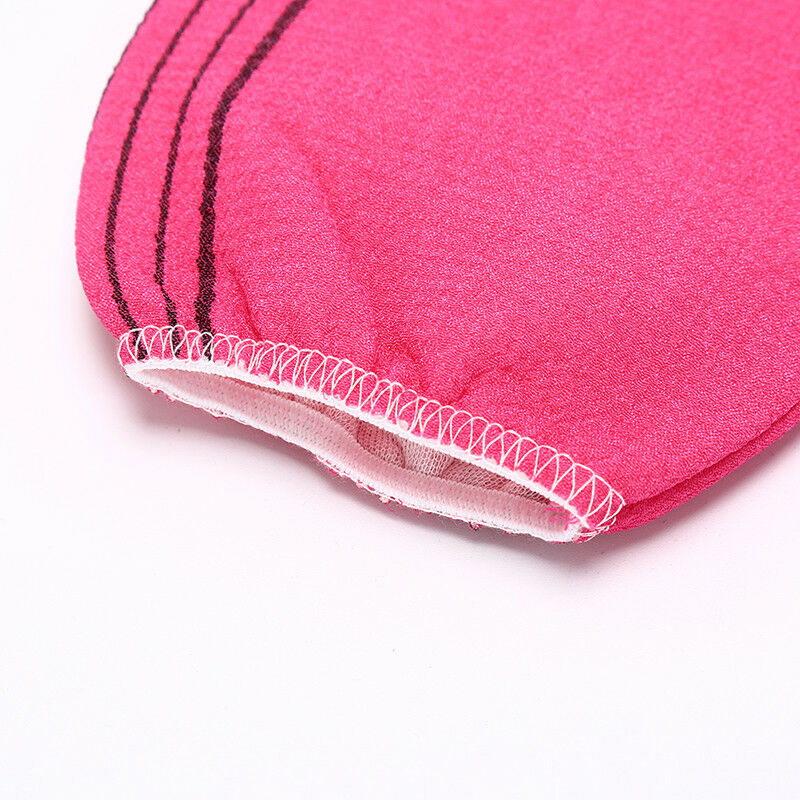 Bath scrub mitt gloves massage scrubber shower wash skin spa shower tools.l8