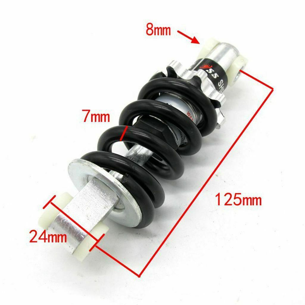 2 Pieces Universal Adjustable Shock Absorbers for Go Kart / Mini Bike
