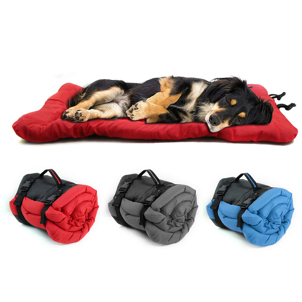 Dog Bed Mat Soft Washable Pet Mattress for Large Medium Small Dogs Grey