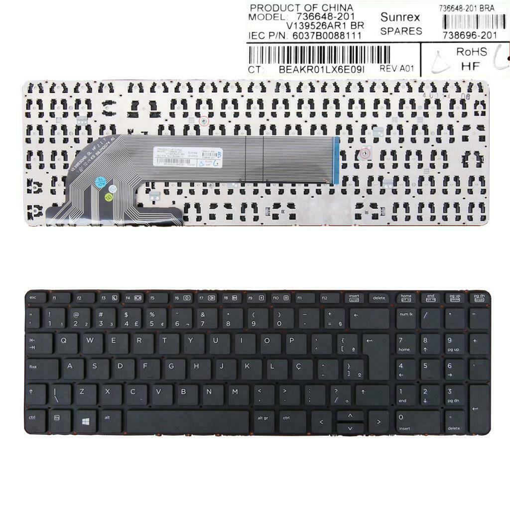 Portuguese Keyboard Laptop Keyboard Laptop For    450 G0 450 G1 455 G1,