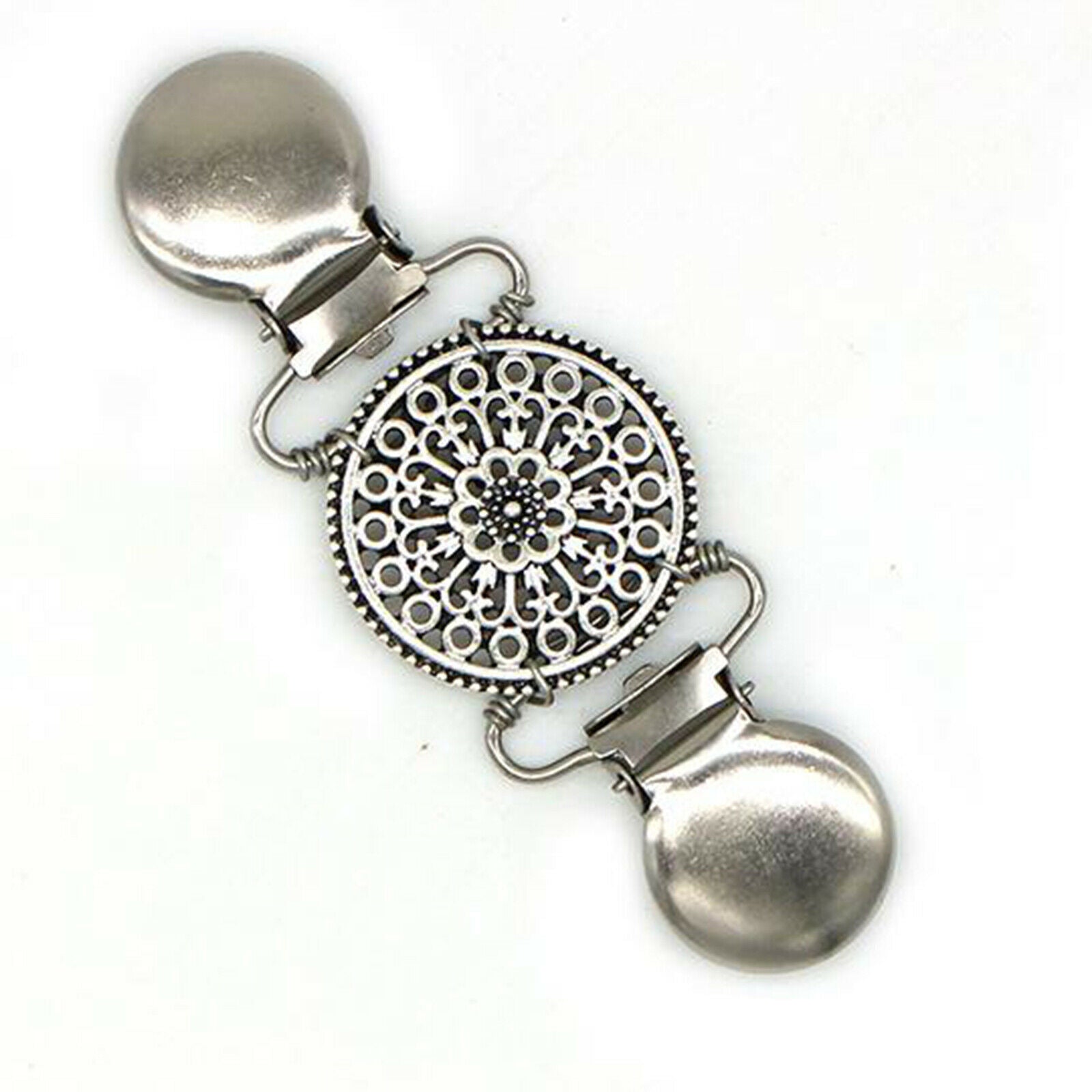 5x Women Cardigan Sweater Clip Blouse Shawl Brooch Shirt Collar Retro Brooch