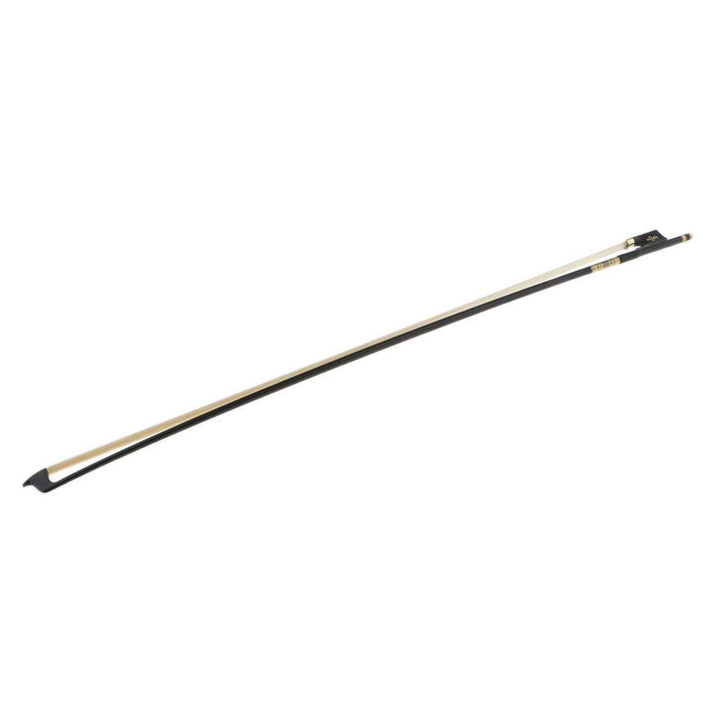 Violin Bow, 4/4 Violin Bow, Violin Bow Carbon Fiber Round Stick Ebony Frog