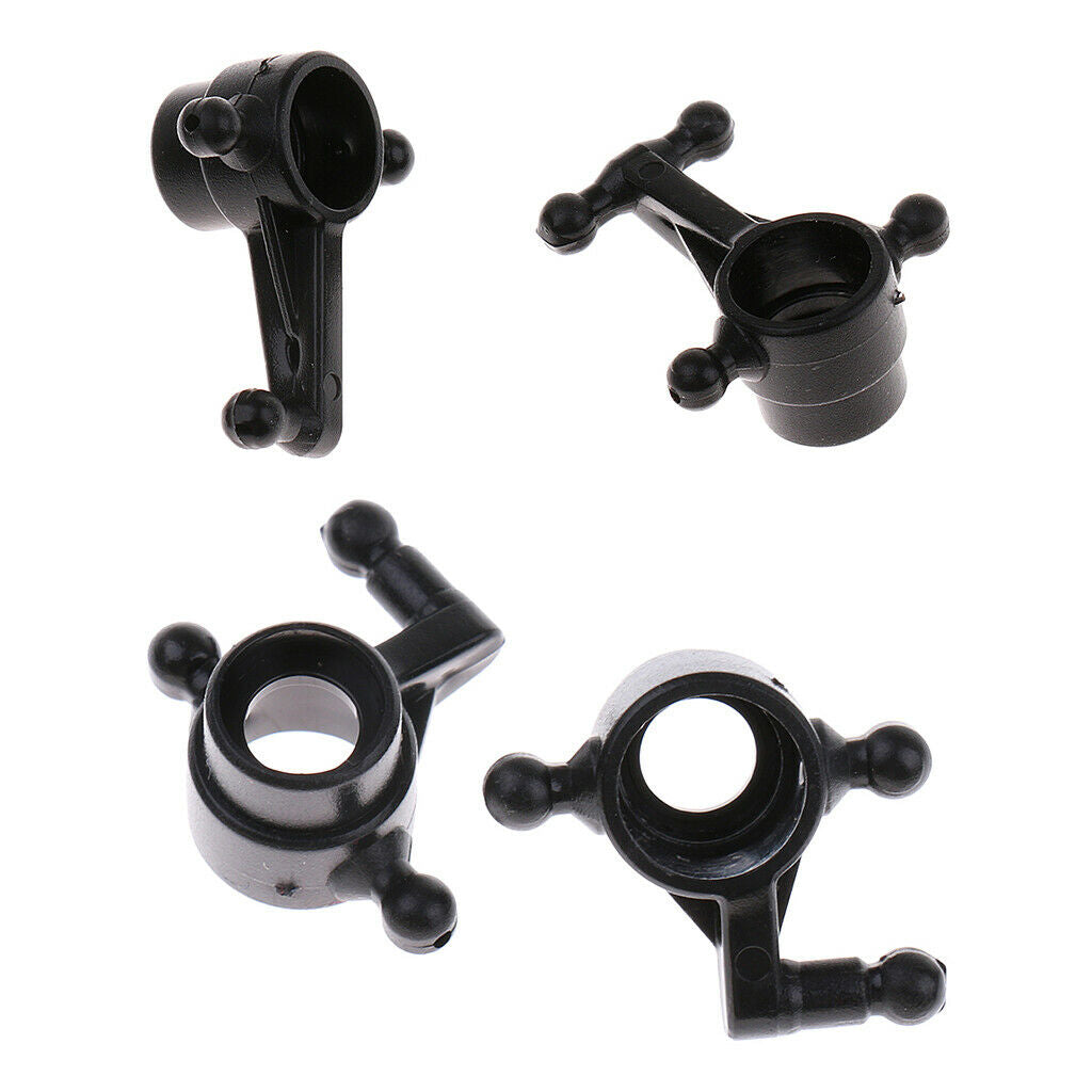 Black Front&Rear Steering Cups for Wltoys K969 K989 P929 1:24 RC Parts