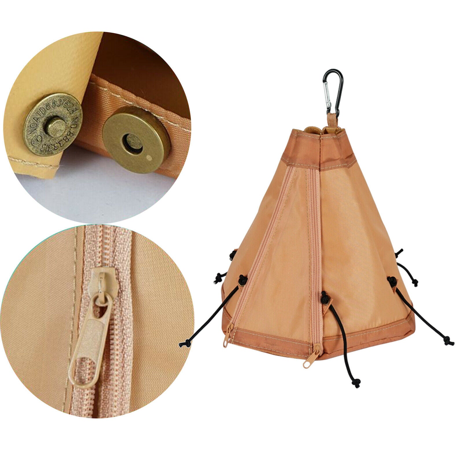 Foldable Camping Tent Tissue Box Bag Napkin Holder Restaurant Decoration