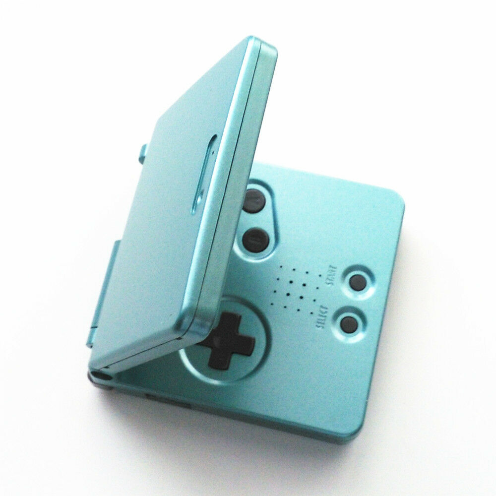 Green Housing Shell Case for GBA SP Gameboy Advance SP - Black Buttons