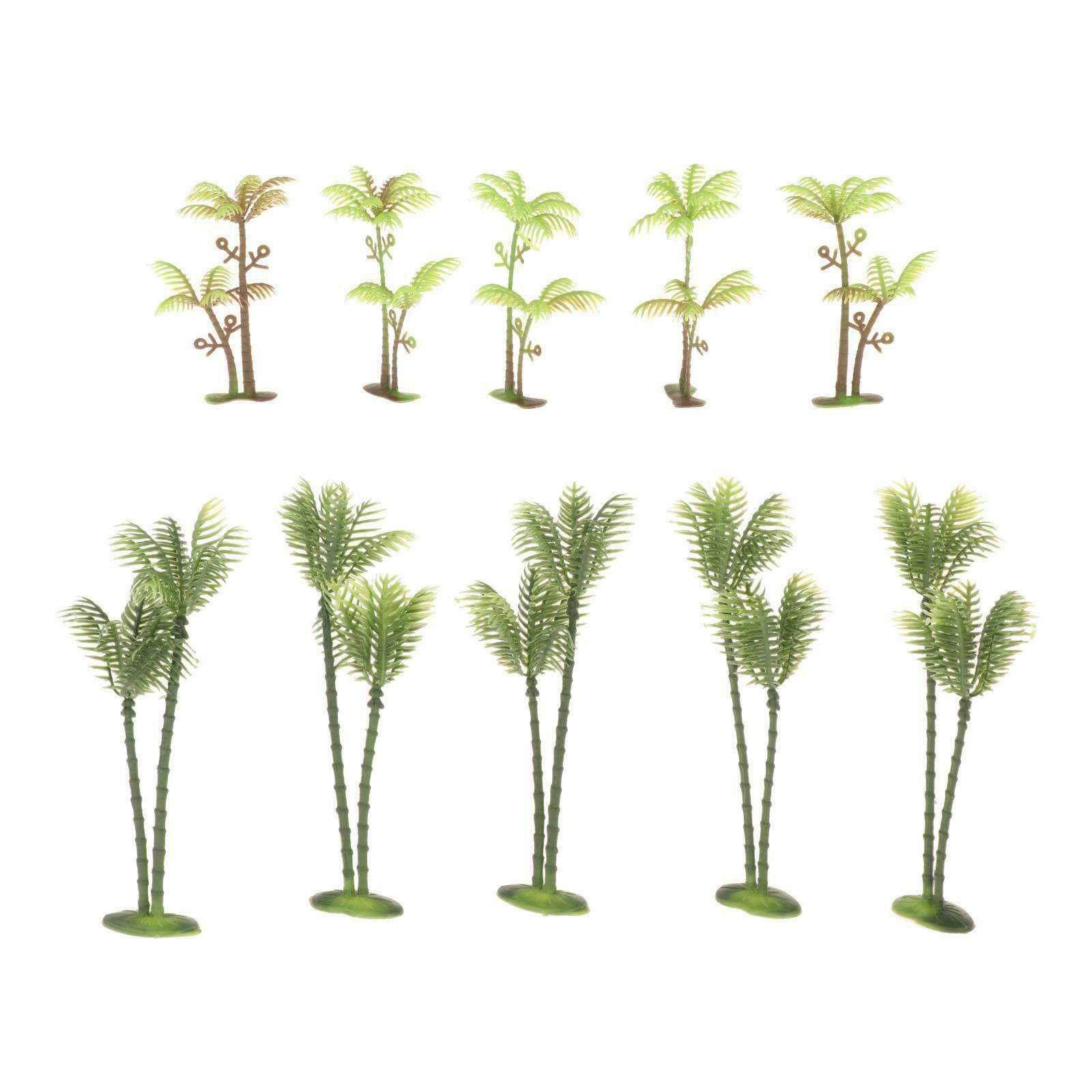 1:75 1:150 DIY Mini Coconut Trees Railway Railroad Scenery Trees Decor